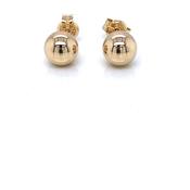 9ct Gold 7mm Ball Stud Earrings GE1080