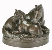 Bronze Mare and Foal HE22
