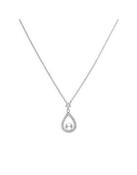 Diamonfire Teardrop Pendant with Shell Pearl and Zirconia P4620 image
