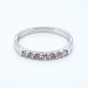 18ct White Gold Diamond 0.25ct Eternity Ring X69 image