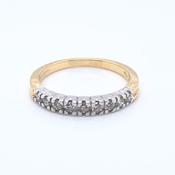 18ct Gold Diamond 0.33ct Eternity Ring X7/12 image