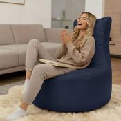 Lotus Bean Bag Chair - Dark Blue image