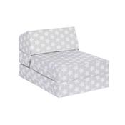 Single Chair Bed/Mattress - Silver Star