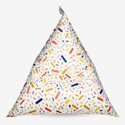 Confetti Print Triangle