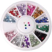 Nail Art Rhinestones Wheel Colours image