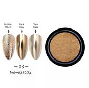 Mirror Chrome Nail Art Powder Gold image