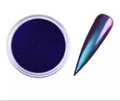 Mermaid Sapphire Navy Blue Chrome Effect Nail Powder image