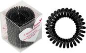 Pretty Spiral Black Hair Bobbins 5 Pack image