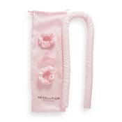 Curl Enhance Satin Ribbon Set Pink
