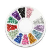 Nail Art Rhinestones Wheel Coloured Stars image