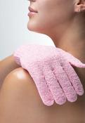 Pink Exfoliating Body Scrubbing Glove image