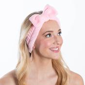 Plush Bow Cosmetic Head Band