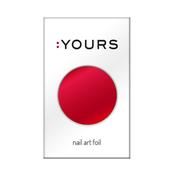 :Yours RED Art Nail Foil - Scarlet Symphony