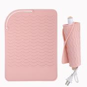Heat Resistant Mat for Curling Irons, Hair Straightener, Flat Irons and Hair Styling Tools