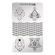 :YOURS Shapes in Symphony Stamping Plate