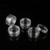 Refillable Sample Jar Pots with Screw-On Clear Lids 1g image