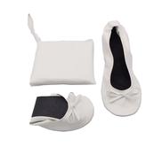 Compact Foldable Indoor Ballet Pumps with Zipped Purse
