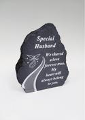 Grave ornament HUSBAND stairway rock
