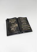 Grave Ornament Black Lily Book Mum &amp;amp; Dad