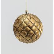 100mm Glitter Ball Dec. Gold 19154