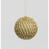 120mm Glitter Sequin Ball Gold 8454