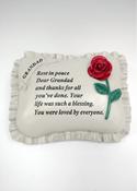 Grave Ornament Memorial Pillow GRANDAD