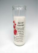 Grave Ornament GRANDAD Glass Candle