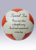 Grave Ornament Football SON