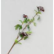 68CM FROSTED BERRY SPRAY BURGUNDY 55305