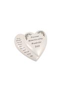 Grave Ornament Double Heart DAD