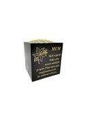 Grave Ornament Black &amp;amp; Gold Bowl MUM