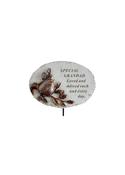 Grave Ornament GRANDAD Bird Stick