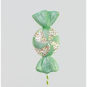 72cm Candy Stem W Sequin Light Green 92873
