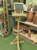 Bird Table with Slate Roof