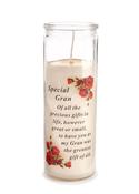 Grave Ornament Gran Glass Candle image