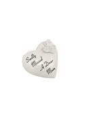 Grave Ornament MUM Diamante Butterfly Heart