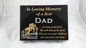 Special Order Granite Plaque Size 9103