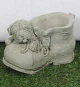 Pug With Boot 14cm