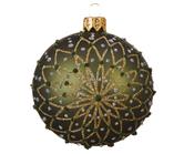 Glass Bauble Matt Green 50098 image