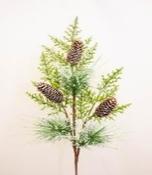 FROSTED CEDAR FOLIAGE STEM 76CM 23543