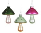 Mushroom Glass Matt W Glitter 125078