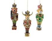 Nutcracker Glass W Drum/Sword/Wreath 129725