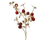 Spray Foam Red Berries Apple W Gold Leaf 728941