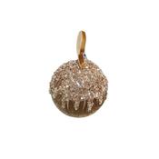 Brown, Gold Bauble 10Hcm 44816 image
