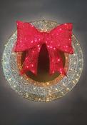WGP Gold Wreath Red Bow 1179