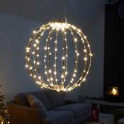190 LED Twinkling Orb, Warm White 30cm, LV