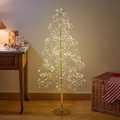 Golden Twinkling Tree - 1.2m, LV