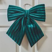 13cm Luxury Velvet Bow - Emerald
