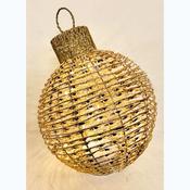 GOLD ROTATING BAUBLE WITH LIGHTS 24791 image