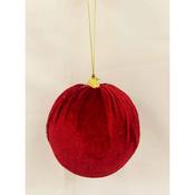 VELVET BAUBLE HANGER 8CM 24829 image